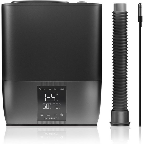 AC INFINITY Luftbefeuchter Cloudforge, 9 l Wassertank, Warm- und Kaltnebel-Luftbefeuchter mit VPD- und Feuchtigkeitssteuerung