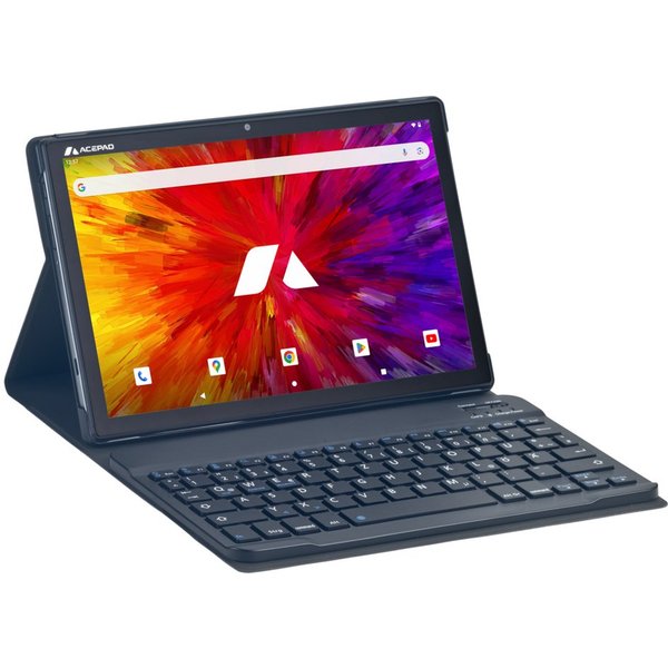 Acepad A131T Tablet mit Tastatur, LTE+WLAN, Performance T616 Prozessor Tablet (10,1", 128 GB, Android, 4G (LTE), Octa-Core, 10", WiFi, mit Bluetooth-Tastatur "F
