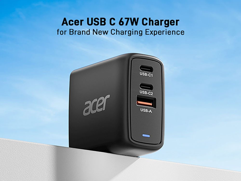 Acer 67W GaN Charger Notebook-Netzteil – Bild 3 von 5