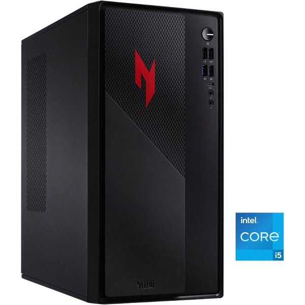 Acer Nitro 20 (N20-100) Gaming-PC (Intel Core i5 13420H, GeForce RTX 5060, 16 GB RAM, 512 GB SSD, Luftkühlung)