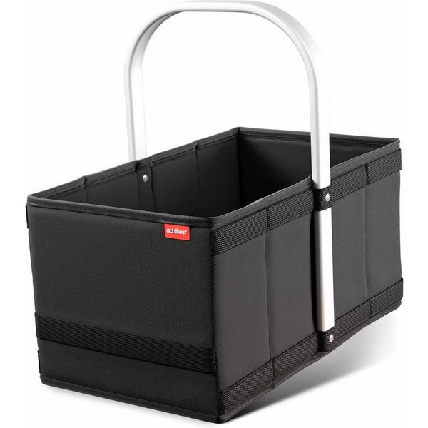 achilles Einkaufskorb Handle-Box Einkaufs-Korb mit Aluminium Griff Faltbarer Shopper