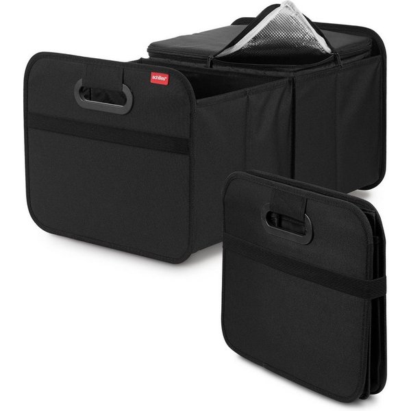 achilles Klappbox Auto Faltbox mit Kühleinsatz, Faltbare Kühlbox, Kofferraum-Organizer, 40 l