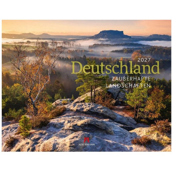 Ackermann Wandkalender Deutschland Kalender 2027, Zauberhafte Landschaften