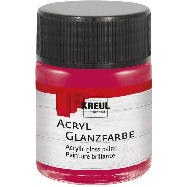 Kreul Acrylfarbe Kreul Acryl Glanzfarbe bordeaux 50 ml