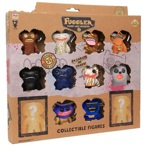 Fuggler Actionfigur Fuggler 12er Pack Deluxe inkl. 2 seltene (zufällige Auswahl), 6,5 cm