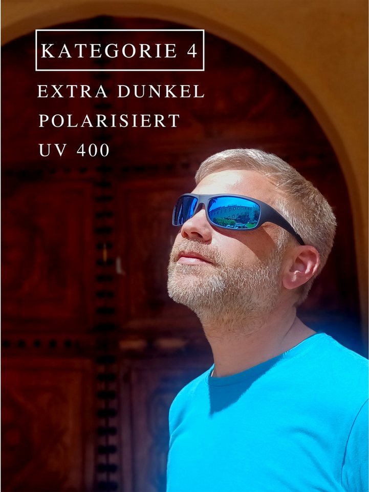 ActiveSol Sonnenbrille Erebos, Extra Dunkel, Kategorie 4 Polarisiert, Photophobie, Berge und See – Bild 2 von 5