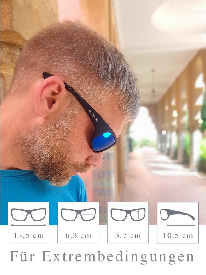 ActiveSol Sonnenbrille Erebos, Extra Dunkel, Kategorie 4 Polarisiert, Photophobie, Berge und See – Bild 4 von 5