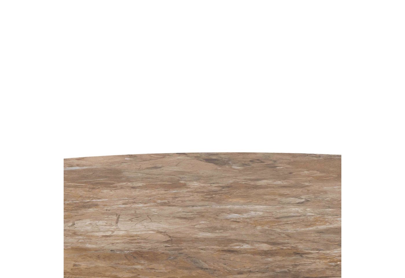 ACTONA GROUP Bartisch Stehtisch (B/T/H: 80x80x105cm), Tisch braun, polierte Keramiktischplatte – Bild 5 von 5