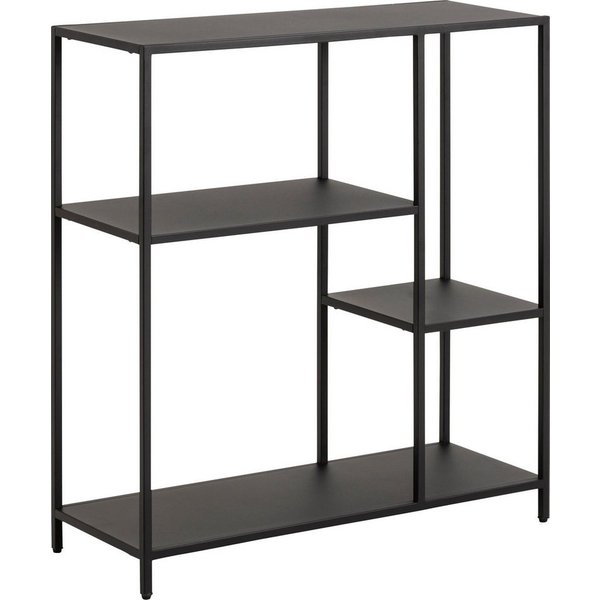 ACTONA GROUP Bücherregal New York, Regal, Metallgestell in gradliniger Optik, Höhe 86 cm, Assymetrisch