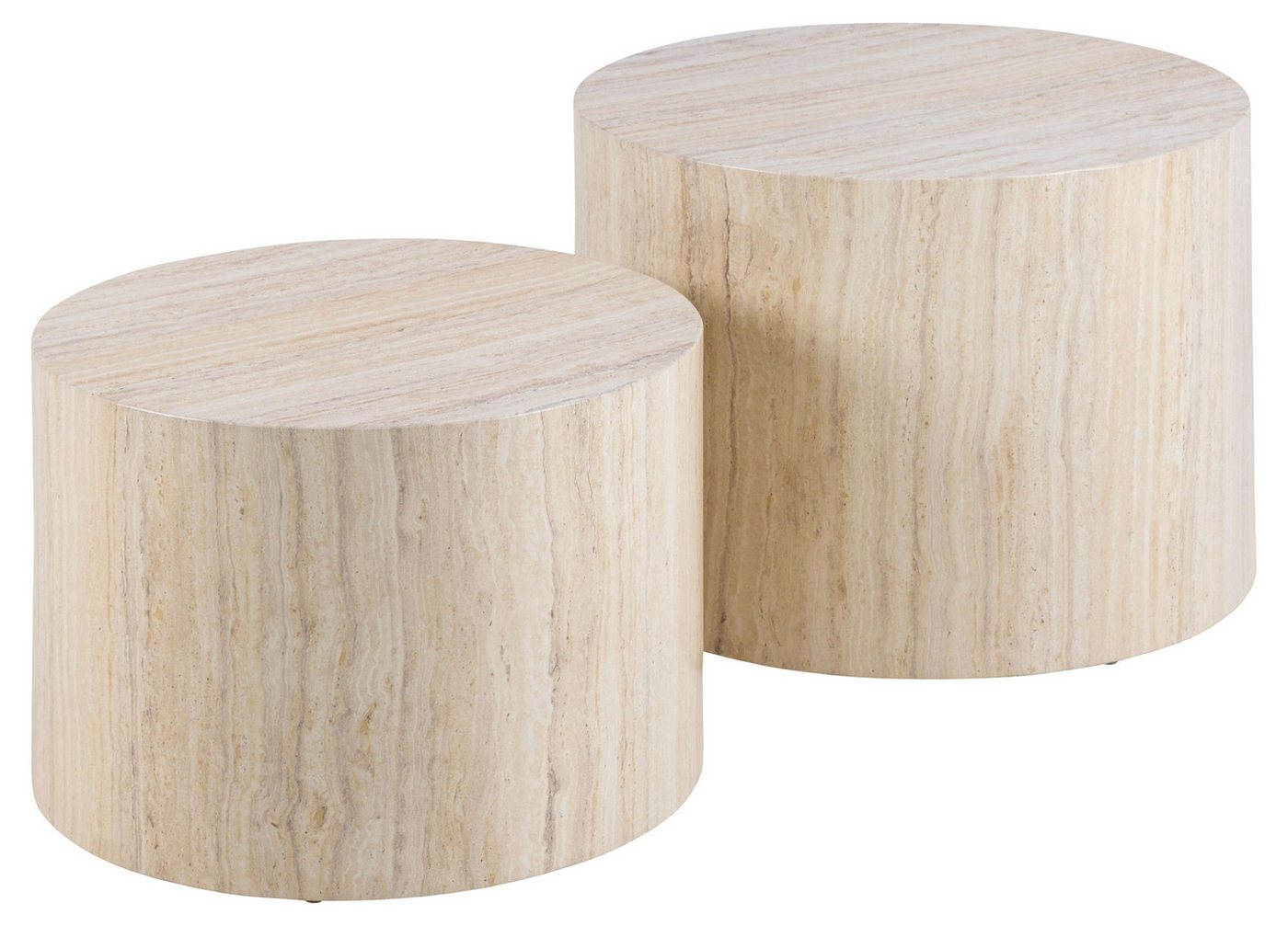 ACTONA GROUP Couchtisch Dice 2er Set - Steinoptik, modern & stilvoll, skandinavisches Design (Couchtisch, Beistelltisch), OTTOs Choice, Pflegeleichter Beistellt – Bild 3 von 5