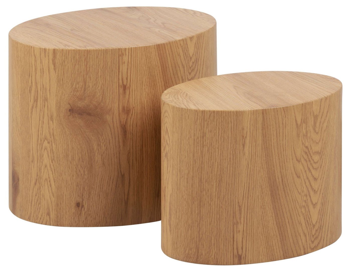 ACTONA GROUP Couchtisch Mice 2er Set - oval, skandinavisch & modern, pflegeleicht, Komplettset (Couchtisch, Beistelltisch), OTTOs Choice, Langlebiger Beistellti – Bild 4 von 5