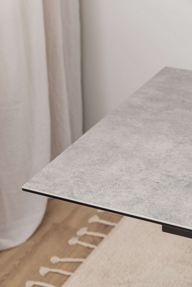 ACTONA GROUP Esstisch Heaven,Tischplatte aus Keramik, ausziehbar - robust & pflegeleicht, Kratzfest, wasserabweisend, Sitzplatz für 4-8 Personen, B: 168/210 cm – Bild 4 von 5
