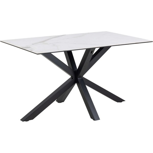 ACTONA GROUP Esstisch Heaven mit Keramikplatte & stabilem Stahlgestell, mehrere Varianten (Breite: 135, 160 und 200 cm), Pflegeleichter Design-Esstisch – robust