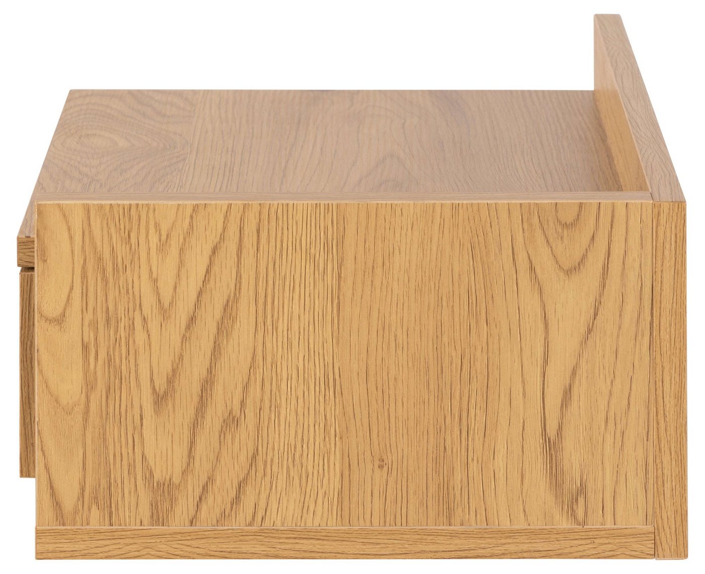 ACTONA GROUP Nachttisch Ashlan Nachtkommode, Nachtschrank, wandmontiert, 1 Schublade, 1 Fachboden, Metallschienen – Bild 3 von 5
