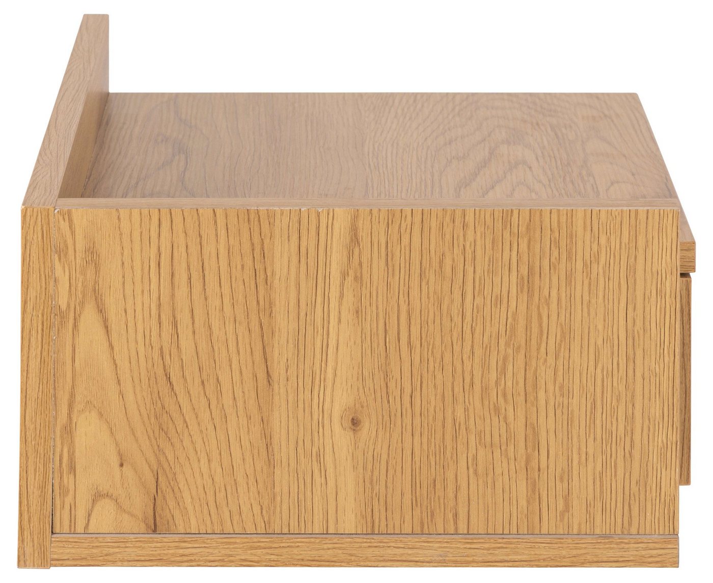 ACTONA GROUP Nachttisch Ashlan Nachtkommode, Nachtschrank, wandmontiert, 1 Schublade, 1 Fachboden, Metallschienen – Bild 4 von 5