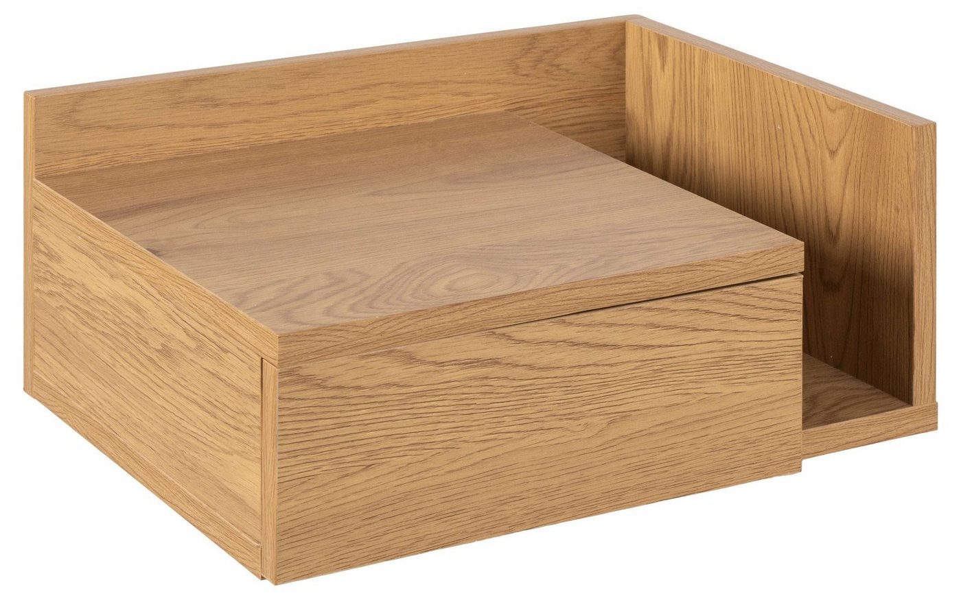 ACTONA GROUP Nachttisch Ashlan Nachtkommode, Nachtschrank, wandmontiert, 1 Schublade, 1 Fachboden, Metallschienen – Bild 5 von 5