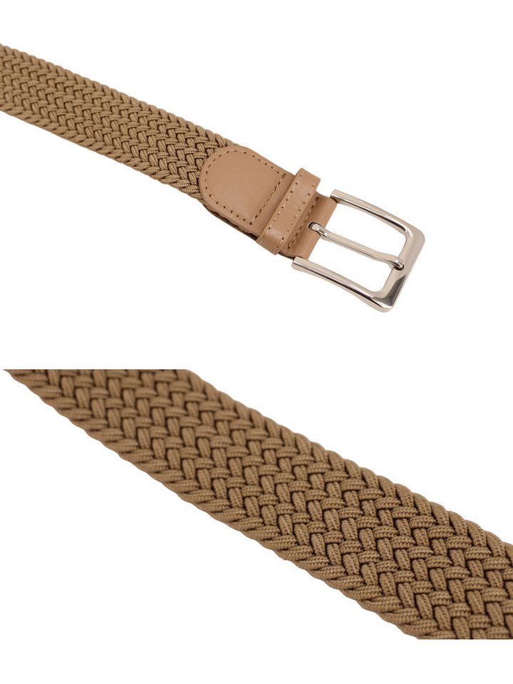 Adel Accessoires Flechtgürtel Unisex Flechtgürtel – Elastisch, 3,5 cm breit, in 15 Farben Dehnbar, ohne Lochsystem, individuell verstellbar – Bild 2 von 3