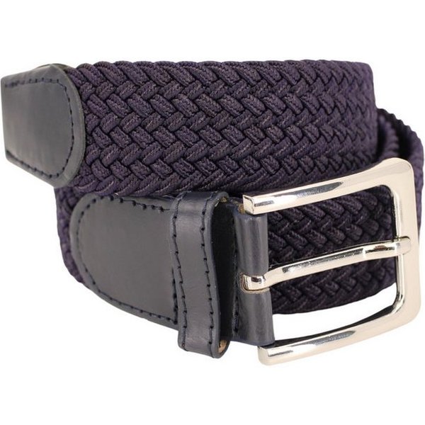 Adel Accessoires Flechtgürtel Unisex Flechtgürtel – Elastisch, 3,5 cm breit, in 15 Farben Dehnbar, ohne Lochsystem, individuell verstellbar