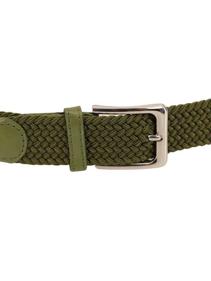 Adel Accessoires Flechtgürtel Unisex Flechtgürtel – Elastisch, 3,5 cm breit, in 15 Farben Dehnbar, ohne Lochsystem, individuell verstellbar – Bild 3 von 3