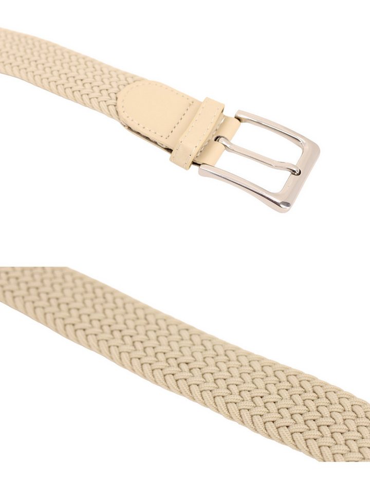 Adel Accessoires Flechtgürtel Unisex Flechtgürtel – Elastisch, 3,5 cm breit, in 15 Farben Dehnbar, ohne Lochsystem, individuell verstellbar – Bild 2 von 3