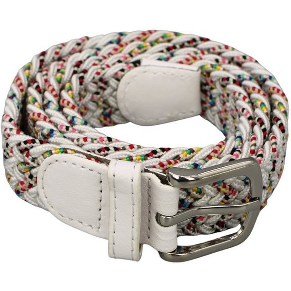 Adel Accessoires Flechtgürtel Unisex Flechtgürtel – Elastisch, 3,5 cm breit, in 15 Farben Dehnbar, ohne Lochsystem, individuell verstellbar