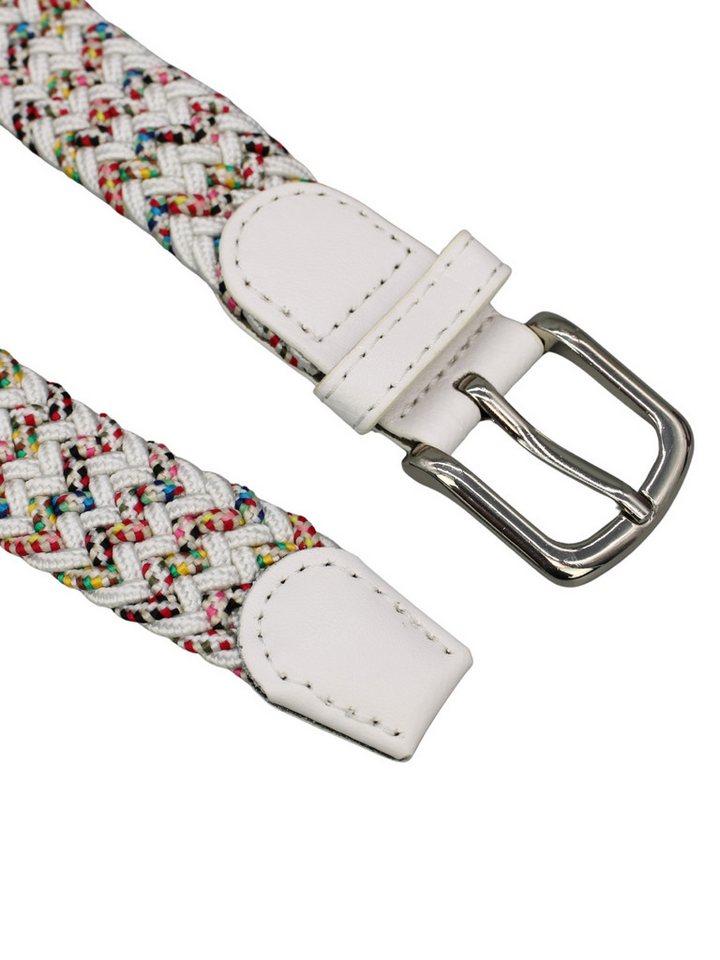 Adel Accessoires Flechtgürtel Unisex Flechtgürtel – Elastisch, 3,5 cm breit, in 15 Farben Dehnbar, ohne Lochsystem, individuell verstellbar – Bild 2 von 4