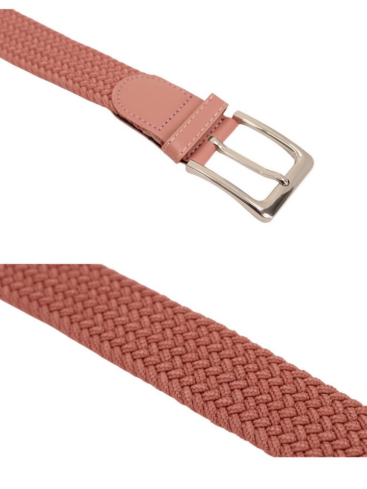 Adel Accessoires Flechtgürtel Unisex Flechtgürtel – Elastisch, 3,5 cm breit, in 15 Farben Dehnbar, ohne Lochsystem, individuell verstellbar – Bild 2 von 3