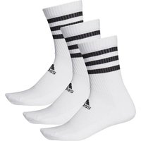 ADIDAS 3-Streifen Cushioned Crew Socken, 3 Paar, Größe 37-39 in Pink