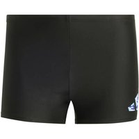 ADIDAS Badehose 3-BAR BOXER, Größe 6 in Schwarz