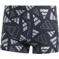 ADIDAS Badehose Logo Graphic, Größe 6 in Grau