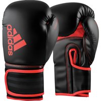ADIDAS Boxhandschuhe Hybrid 80 (Schwarz/Rot, 12 OZ)