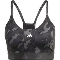 ADIDAS Damen Aeroreact Training Light-Support Techfit Sport-BH, Größe XS in Grau