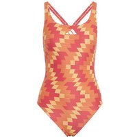 ADIDAS Damen Badeanzug BADEANZUG, FUSSBALL-INSPIRIERT, Größe 40 in Braun