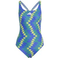 ADIDAS Damen Badeanzug BADEANZUG, FUSSBALL-INSPIRIERT, Größe 34 in Blau