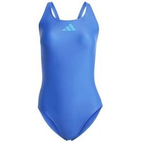 ADIDAS Damen Badeanzug 3 Bar Logo, Größe 34 in Blau