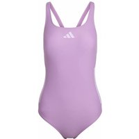 ADIDAS Damen Badeanzug 3-Streifen C-Back, Größe 46 in Lila
