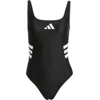 ADIDAS Damen Badeanzug 3-Streifen U-back, Größe 42 in Schwarz