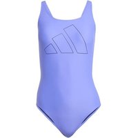 ADIDAS Damen Badeanzug Big Bars, Größe 38 in Blau
