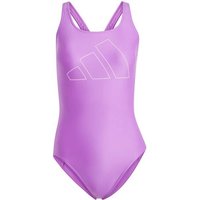ADIDAS Damen Badeanzug Big Bars, Größe 38 in Pink