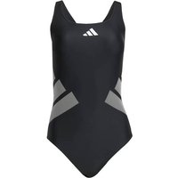 ADIDAS Damen Badeanzug Logo C-Back, Größe 30 in Schwarz