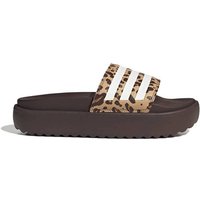 ADIDAS Damen Badeslipper Platform, Größe 43 ⅓ in Braun