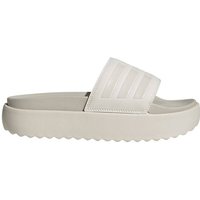 ADIDAS Damen Badeslipper Platform adilette, Größe 42 in Silber