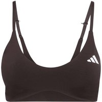 ADIDAS Damen BH Leicht stützender Optime Essentials Workout BH, Größe XXS in Schwarz