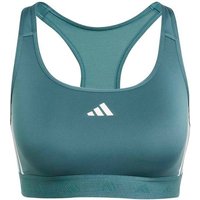 ADIDAS Damen BH Powerreact Training Medium-Support Hyperglam, Größe S/CD in Blau