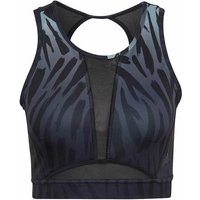 ADIDAS Damen BH TRN TIGR AOP, Größe XS in Blau
