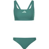 ADIDAS Damen Bikini 3-Streifen V-Back, Größe 44 in Grün