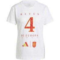 ADIDAS Damen Fanshirt Spanien Winners, Größe XL in Pink