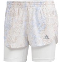 ADIDAS Damen FAST 2IN1 AOP, Größe L in Grau