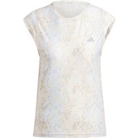 ADIDAS Damen FAST AOP TEE, Größe L in Pink