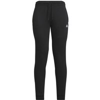 ADIDAS Damen Hose Essentials Linear French Terry Cuffed, Größe L in Schwarz